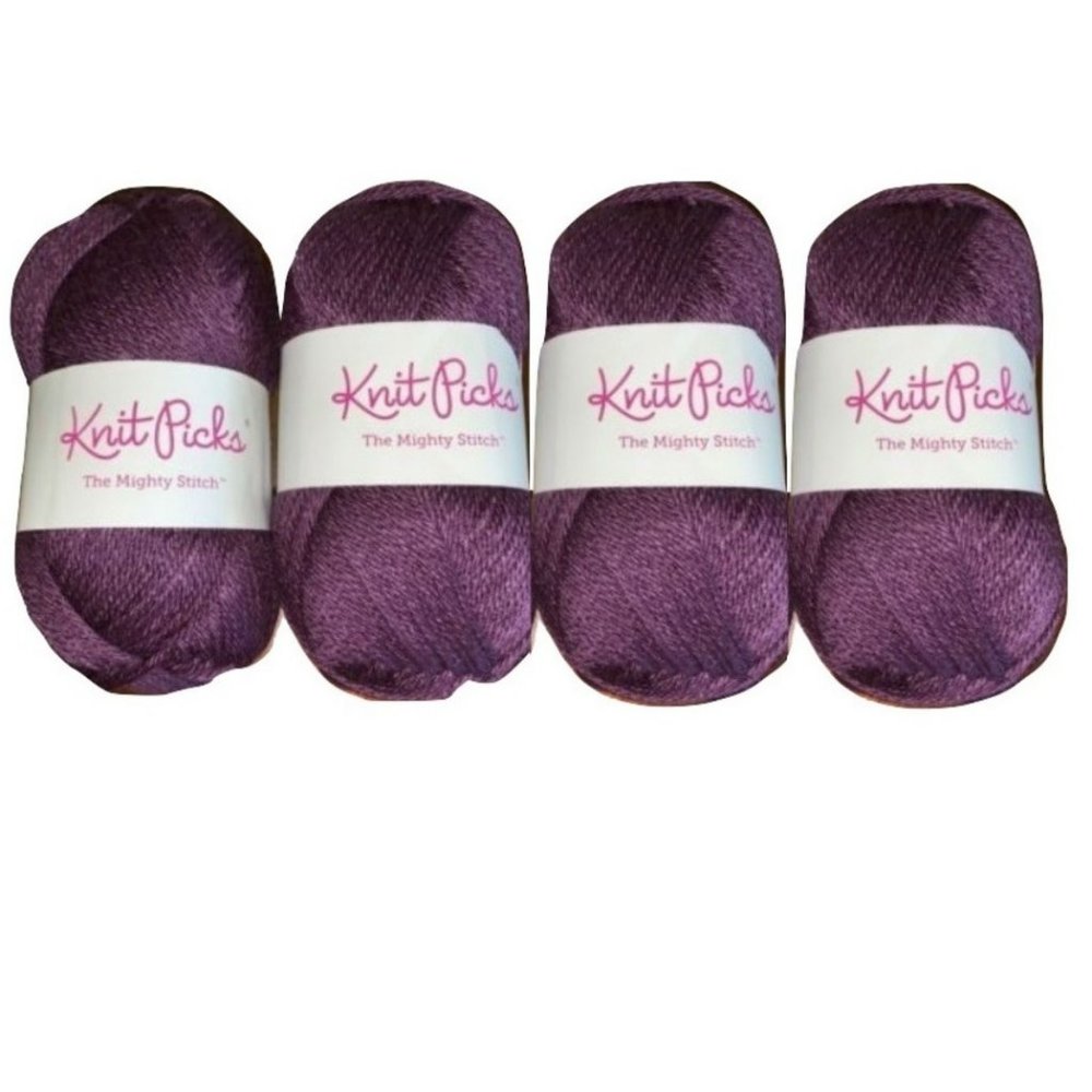 Knit Picks Yarn Mulberry Lot of 4